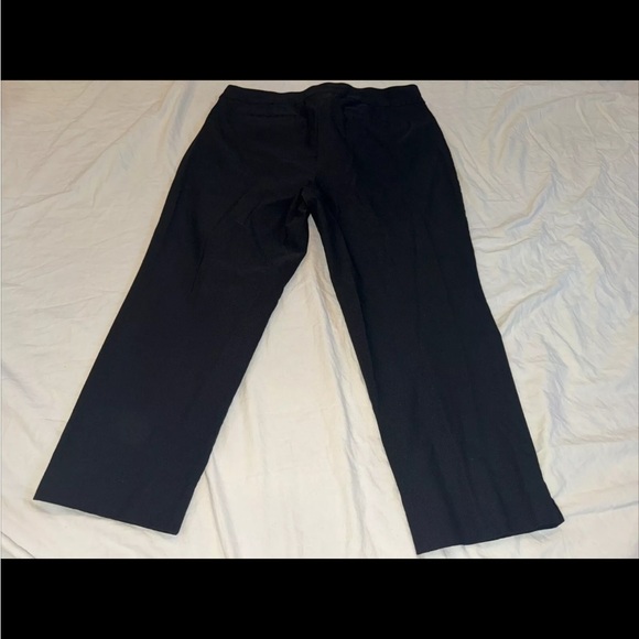 Chico's Black Ponte Pants Slacks Women's Size 16 Trousers - Picture 8 of 10